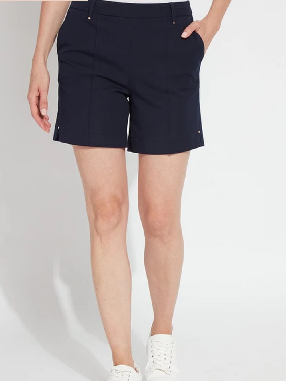 Lysse Amanda Twill Shorts - NWT - Navy